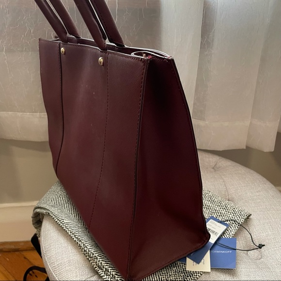 Rebecca Minkoff Medium MAB Tote Black Cherry - Picture 8 of 15